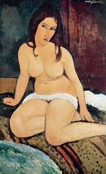 'Seated Nude ' by Amedeo Modigliani