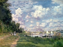 The Marina at Argenteuil by Claude Monet