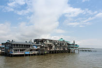 The Wharf At Cedar Key by John Bailey