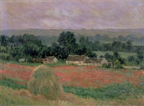 Heuhaufen in Giverny von Claude Monet