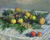 Stillleben mit Birnen und Trauben von Claude Monet