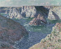 Die Felsen von Belle Ile von Claude Monet