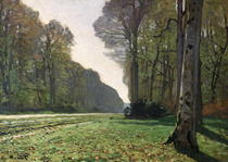 Die Straße nach Bas-Breau, (Le Pave de Chailly) von Claude Monet
