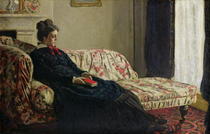 Meditation, Madame Monet auf dem Sofa von Claude Monet