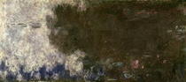Seerosen, Detail rechts von Claude Monet