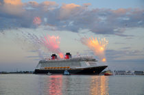 Disney Fantasy and fireworks by Bradford Martin