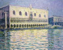Der Dogenpalast, Venedig von Claude Monet