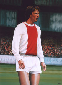 Johan Cruijff painting by Paul Meijering