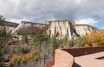 Overlook In Zion National Park Upper Plateau von John Bailey