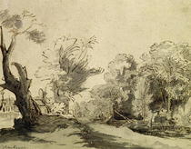 Landschaft  von Rembrandt Harmenszoon van Rijn