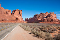 Approach To Arches National Park by John Bailey