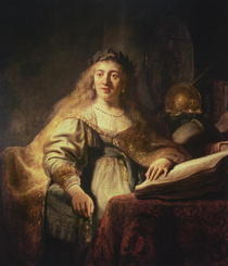 Saskia as Minerva by Rembrandt Harmenszoon van Rijn