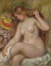 Bather by Pierre-Auguste Renoir
