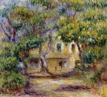 Der Bauernhof bei Les Collettes von Pierre-Auguste Renoir