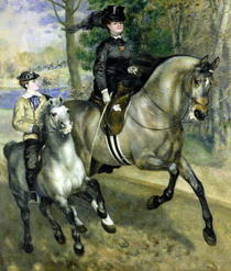 Horsewoman in the Bois de Boulogne by Pierre-Auguste Renoir