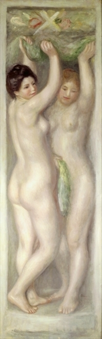 Caryatids  by Pierre-Auguste Renoir