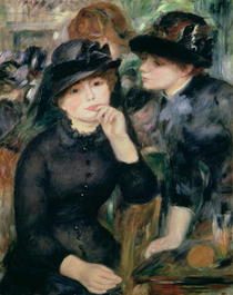 Schwarz gekleidete Mädchen von Pierre-Auguste Renoir