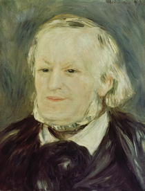 Portrait of Richard Wagner  by Pierre-Auguste Renoir