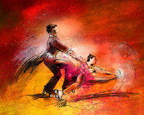 Artistic Roller Skating 02 von Miki de Goodaboom