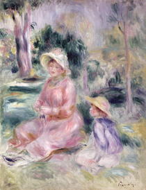 Madame Renoir und ihr Sohn Pierre von Pierre-Auguste Renoir