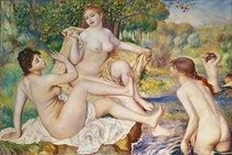 The Bathers by Pierre-Auguste Renoir