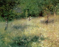 Frühling in Chatou von Pierre-Auguste Renoir
