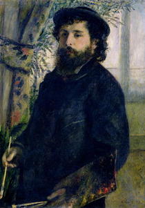 Portrait des Claude Monet von Pierre-Auguste Renoir