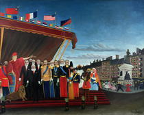 The Representatives of Foreign Powers Coming to Salute by Henri J.F. Rousseau