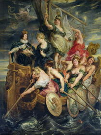 Volljährigkeit Louis' XIII von Peter Paul Rubens