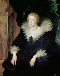 Portrait der Anna von Österreich von Peter Paul Rubens