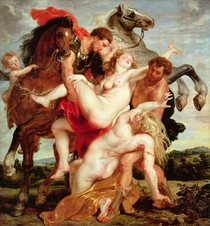 Rape of the Daughters of Leucippus by Peter Paul Rubens