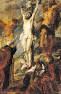 Christ Between the Two Thieves by Peter Paul Rubens