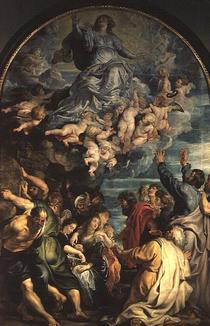 The Assumption of the Virgin Altarpiece by Peter Paul Rubens