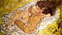 The Embrace by Egon Schiele