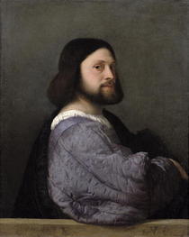 Portrait of a Man by Tiziano Vecellio