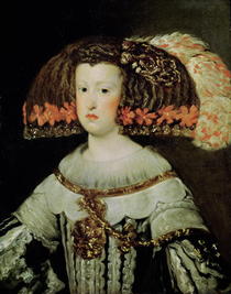 Portrait der Königin Maria Anna von Spanien von Diego Rodriguez de Silva y Velazquez