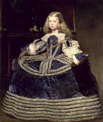Infanta Margarita in Blue by Diego Rodriguez de Silva y Velazquez