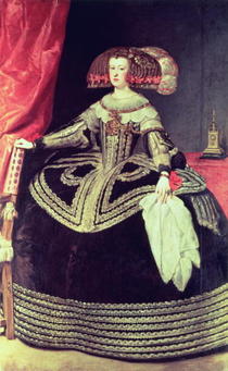 Königin Maria Anna von Spanien von Diego Rodriguez de Silva y Velazquez