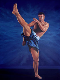 Peter Aerts painting by Paul Meijering