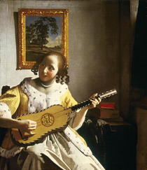 Gitarrenspielerin von Jan Vermeer