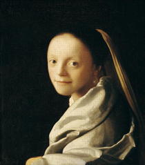 Portrait of a Young Woman by Jan Vermeer