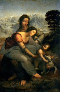 Virgin and Child with St. Anne by Leonardo Da Vinci