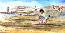 Fisherman on Las Canteras Beach by Miki de Goodaboom