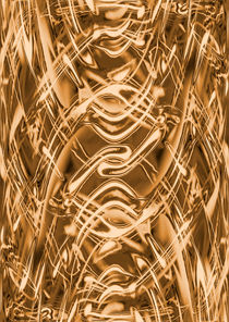 Abstract gold by Steve Ball