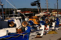 Greek fishing boats  von Jörg Sobottka