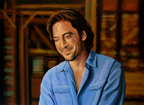 Javier Bardem painting by Paul Meijering