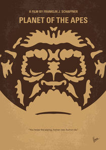 No270 My PLANET OF THE APES minimal movie poster by chungkong