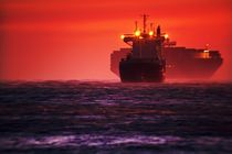 Ships in the windstorm by Giorgio  Perich