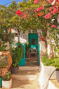 Cretan house entrance - Crete - Greece by Jörg Sobottka