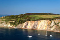 Alum Bay and the Coloured Sand Cliffs von Rod Johnson